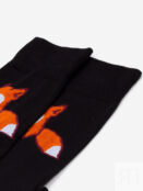 Носки с рисунками St.Friday Socks - Лисичка Черные, Черный ANIMALSSBHOS8B-FOXBLACK фото 4