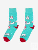 Новогодние носки St.Friday Socks Котики-Подарочки, Голубой KOTIKIPDAROCHKISBHOS8B-BLUE фото 4