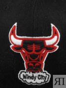 Бейсболка с прямым козырьком MITCHELL NESS 6HSSJS19079-CBUBLCK Chicago Bull 58-052XDOXM4K-09 фото 5