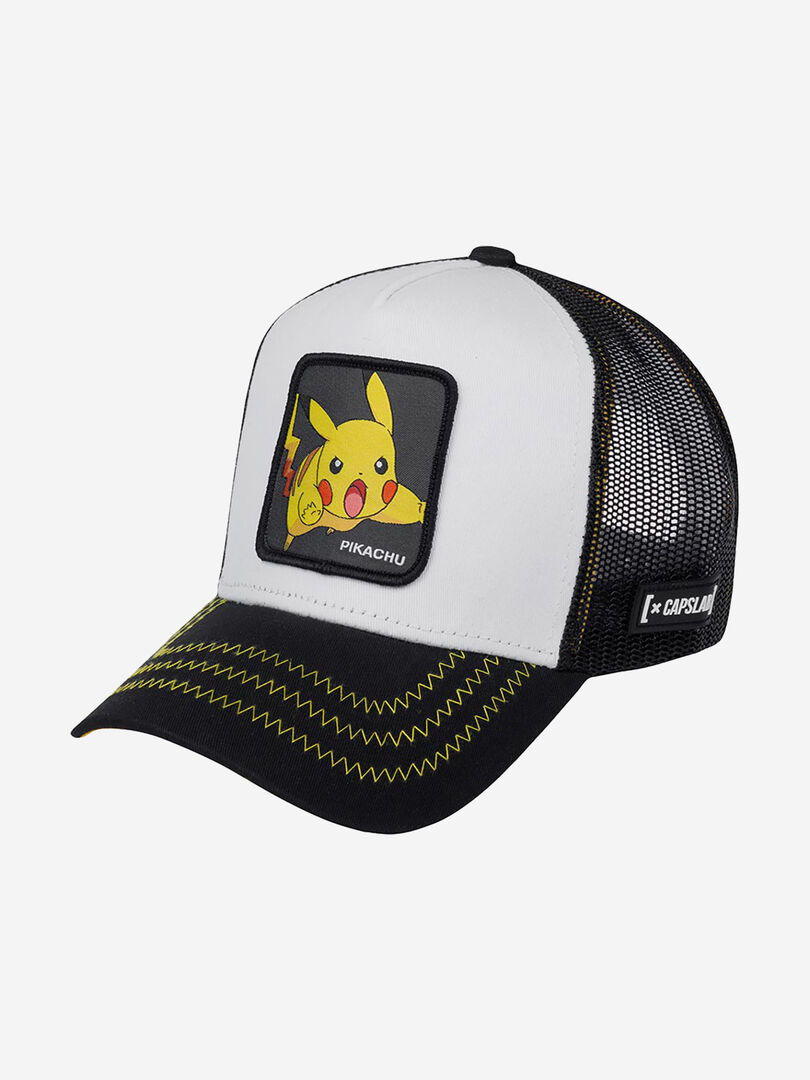 Бейсболка с сеточкой CAPSLAB CL/PKM2/1/PIK5 Pokemon Pikachu (белый), Белый 88-223XDOXC3H-48 фото 1