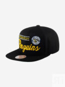 Бейсболка с прямым козырьком MITCHELL NESS 6HSSLD21213-PPEBLCK Pittsburgh P 58-702XDOXM4K-09 фото 1