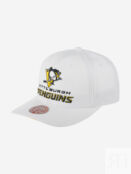 Бейсболка MITCHELL NESS HHSS5758-PPEYYPPPWHIT Pittsburgh Penguins NHL (белы 58-844XDOXM4K-17 фото 1