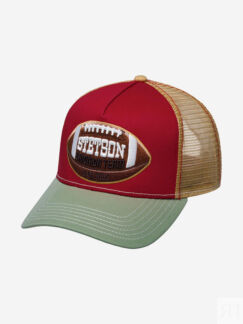 Бейсболка с сеточкой STETSON 7751178 TRUCKER CAP COLLEGE FOOTBALL (оливковы