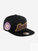 Бейсболка с прямым козырьком MITCHELL NESS HHSS5820-LALYYPPPBLCK Los Angele 58-945XDOXM4K-09 фото 2