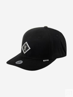 Бейсболка DJINNS 6P TrueFit 2.0 Cap Brushed Twill (черный), Черный