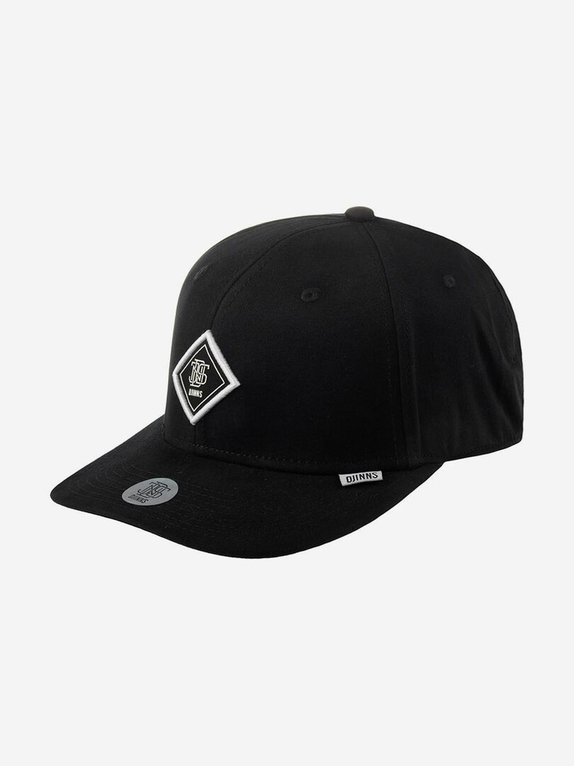 Бейсболка DJINNS 6P TrueFit 2.0 Cap Brushed Twill (черный), Черный 50-180XDOXD3U-09 фото 1