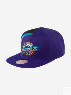 Бейсболка с прямым козырьком MITCHELL NESS HHSS2992-UJAYYPPPPURP Utah Jazz