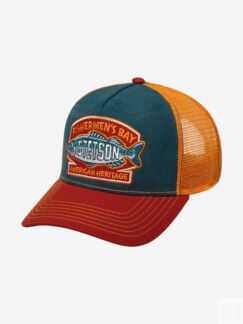 Бейсболка с сеточкой STETSON 7756106 TRUCKER CAP FISHERMENS BAY (оранжевый)