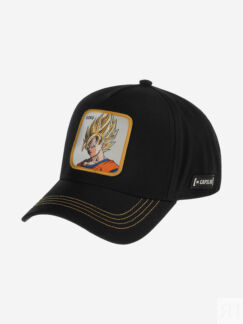 Бейсболка CAPSLAB CL/DBZ/1/GO2 Dragon Ball Goku Saiyan (черный), Черный