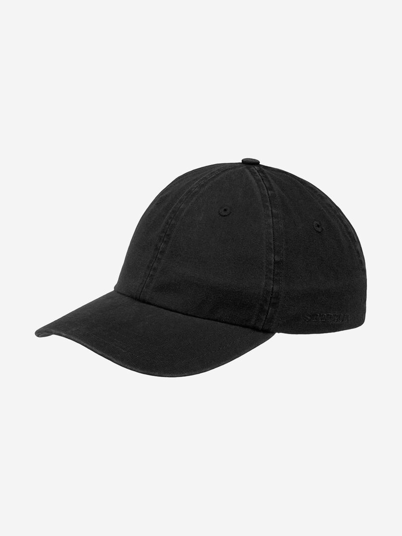 Бейсболка STETSON 7711101 BASEBALL CAP COTTON (черный), Черный 02-214XDOXS9Z-09 фото 1