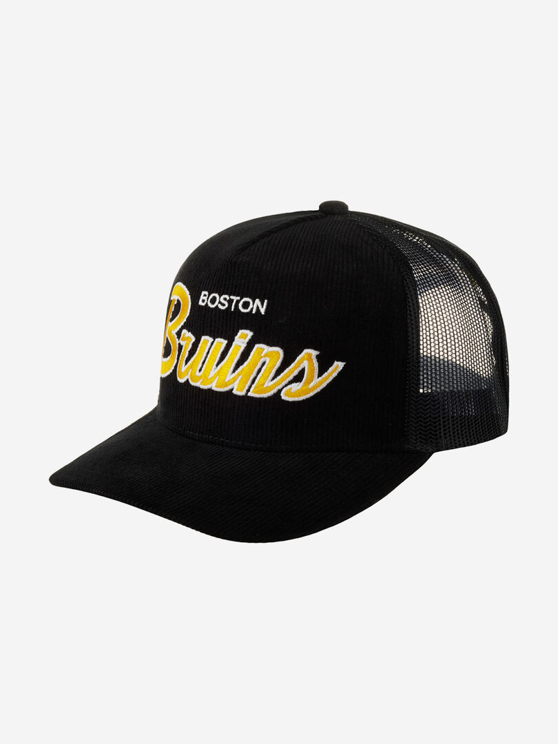 Бейсболка с сеточкой MITCHELL NESS HHSS6006-BBNYYPPPBLCK Boston Bruins NHL 58-992XDOXM4K-09 фото 1