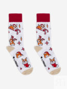 Новогодние носки St.Friday Socks - Корги Новый Год, Белый STFRIDAYNYSBHOS8B-KORGINANOVIYGOD фото 3