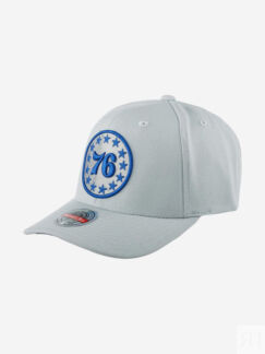 Бейсболка MITCHELL NESS 6HSSMM19487-P76GREY Philadelphia 76Ers NBA (серый),