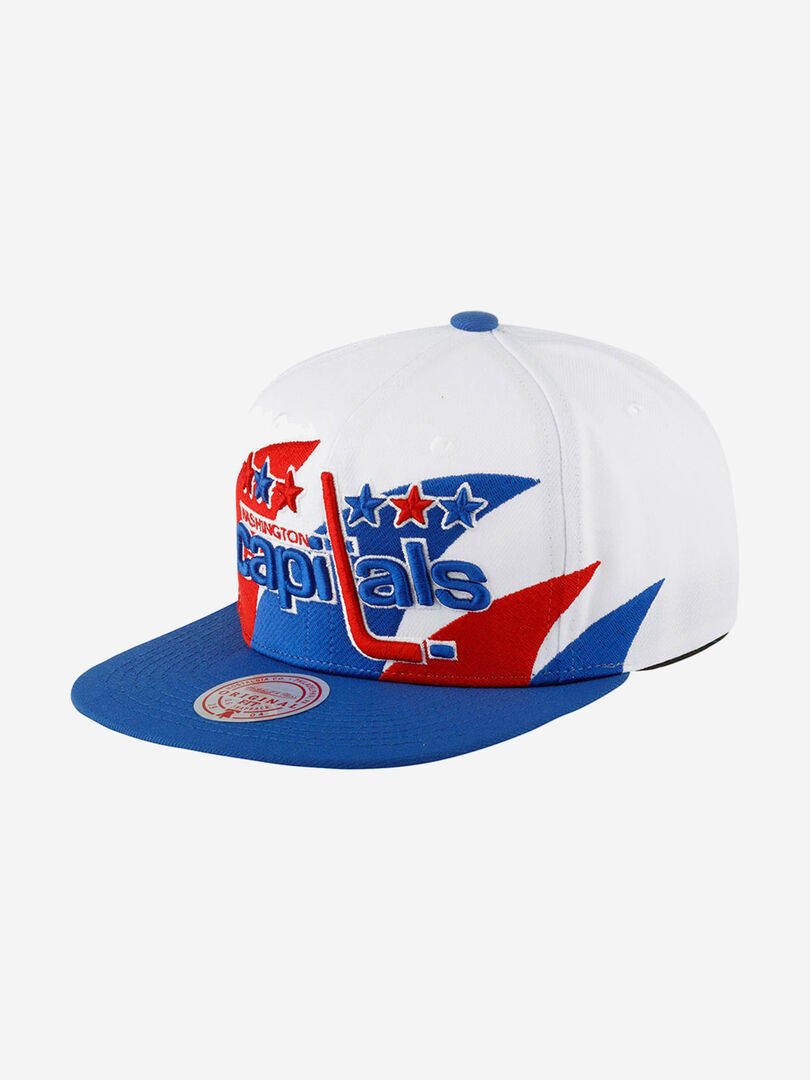 Бейсболка с прямым козырьком MITCHELL NESS 6HSSSH22088-WCAWHIT Washington C 58-716XDOXM4K-17 фото 1