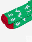 Новогодние носки St.Friday Socks с динозаврами, Зеленый DINOSANTASBHOS8B-GREEN фото 5