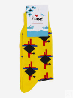 Носки St.Friday Socks x Русский Музей - Эскиз - Чашник, Желтый