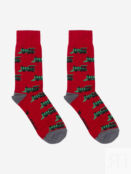 Носки с рисунками St.Friday Socks - Паровозики - Красные, Красный PAROVOZIKISBHOS8B-PARAVOZIKIRED фото 3