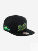 Бейсболка с прямым козырьком MITCHELL NESS HHSS5820-SSUYYPPPBLCK Seattle Su 58-969XDOXM4K-09 фото 2