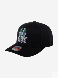 Бейсболка MITCHELL NESS HHSSINTL1245-MBUBLCK Milwaukee Bucks NBA (черный),