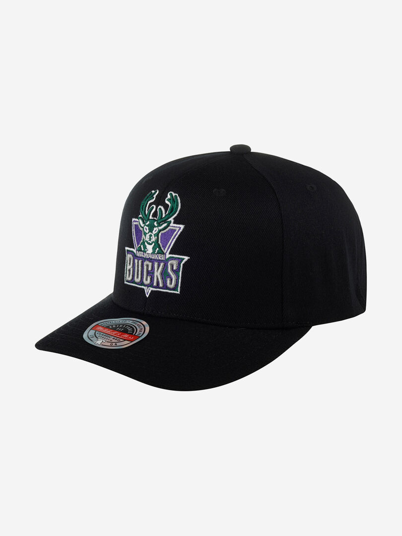 Бейсболка MITCHELL NESS HHSSINTL1245-MBUBLCK Milwaukee Bucks NBA (черный), 58-893XDOXM4K-09 фото 1