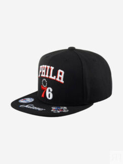 Бейсболка с прямым козырьком MITCHELL NESS HHSS2998-P76YYPPPBLCK Philadelph