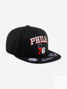 Бейсболка с прямым козырьком MITCHELL NESS HHSS2998-P76YYPPPBLCK Philadelph 58-549XDOXM4K-09 фото 2