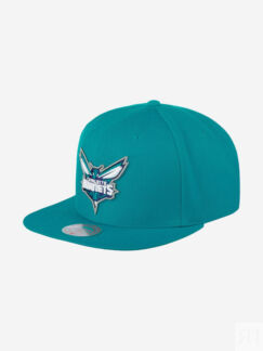 Бейсболка с прямым козырьком MITCHELL NESS HHSS3256-CHOYYPPPTEAL Charlotte