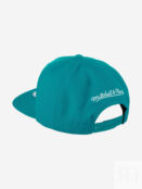 Бейсболка с прямым козырьком MITCHELL NESS HHSS3256-CHOYYPPPTEAL Charlotte 58-378XDOXM4K-19 фото 3