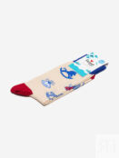 Носки с рисунками St.Friday Socks - Коньки Горбунки, Бежевый NEWYEARSBHOS8B-KONKIGORBUNKI фото 5