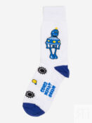 Носки с рисунками St.Friday Socks - Робот Шелезяка, Белый SMFSBHOS8B-ROBOTSHELEZYAKA фото 2