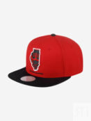 Бейсболка с прямым козырьком MITCHELL NESS HHSS3459-CBUYYPPPRDBK Chicago Bu 58-367XDOXM4K-18 фото 1