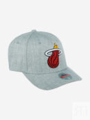 Бейсболка MITCHELL NESS HHSS3273-MHEYYPPPGYHT Miami Heat NBA (серый), Серый 58-317XDOXM4K-08 фото 2