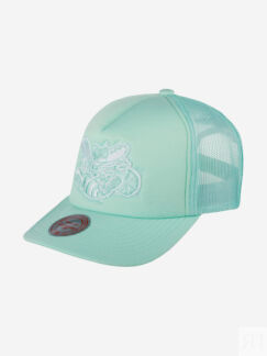 Бейсболка с сеточкой MITCHELL NESS 5HSSLD21130-CHOTEAL Charlotte Hornets NB