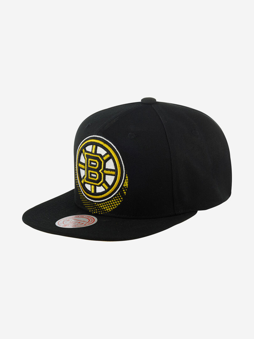 Бейсболка с прямым козырьком MITCHELL NESS HHSS6086-BBNYYPPPBLCK Boston Bru 58-964XDOXM4K-09 фото 1