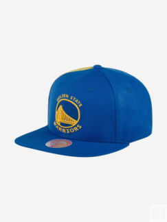 Бейсболка с прямым козырьком MITCHELL NESS HHSS2991-GSWYYPPPBLUE Golden Sta