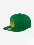 Бейсболка с прямым козырьком MITCHELL NESS 6HSSSH21296-MBUGREN Milwaukee Bu 58-292XDOXM4K-11 фото 1