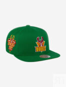 Бейсболка с прямым козырьком MITCHELL NESS 6HSSSH21296-MBUGREN Milwaukee Bu 58-292XDOXM4K-11 фото 2