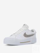 Кеды женские Nike Court Legacy Lift, Белый FD0558N06-100 фото 3