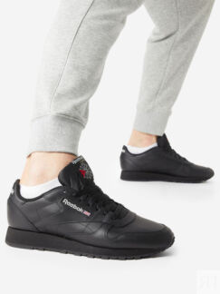 Кроссовки мужские Reebok Classic Leather, Черный