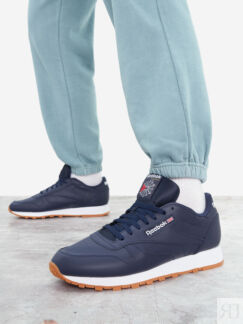 Кроссовки мужские Reebok Classic Leather, Синий