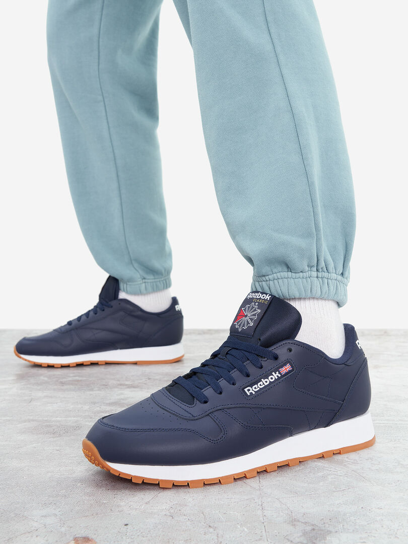 Кроссовки мужские Reebok Classic Leather, Синий GY3600R00-. фото 1