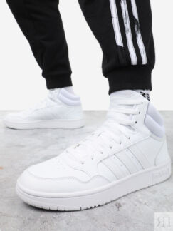 Кеды женские adidas Hoops 3.0 Mid, Белый