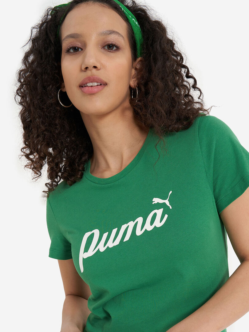 Футболка женская PUMA Ess+ Blossom Script, Зеленый 679315P0P-86 фото 1