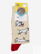 Носки с рисунками St.Friday Socks - Бультерьер, Бежевый PETSSBHOS8B-BULLTERRIER фото 1