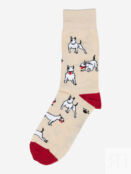 Носки с рисунками St.Friday Socks - Бультерьер, Бежевый PETSSBHOS8B-BULLTERRIER фото 2