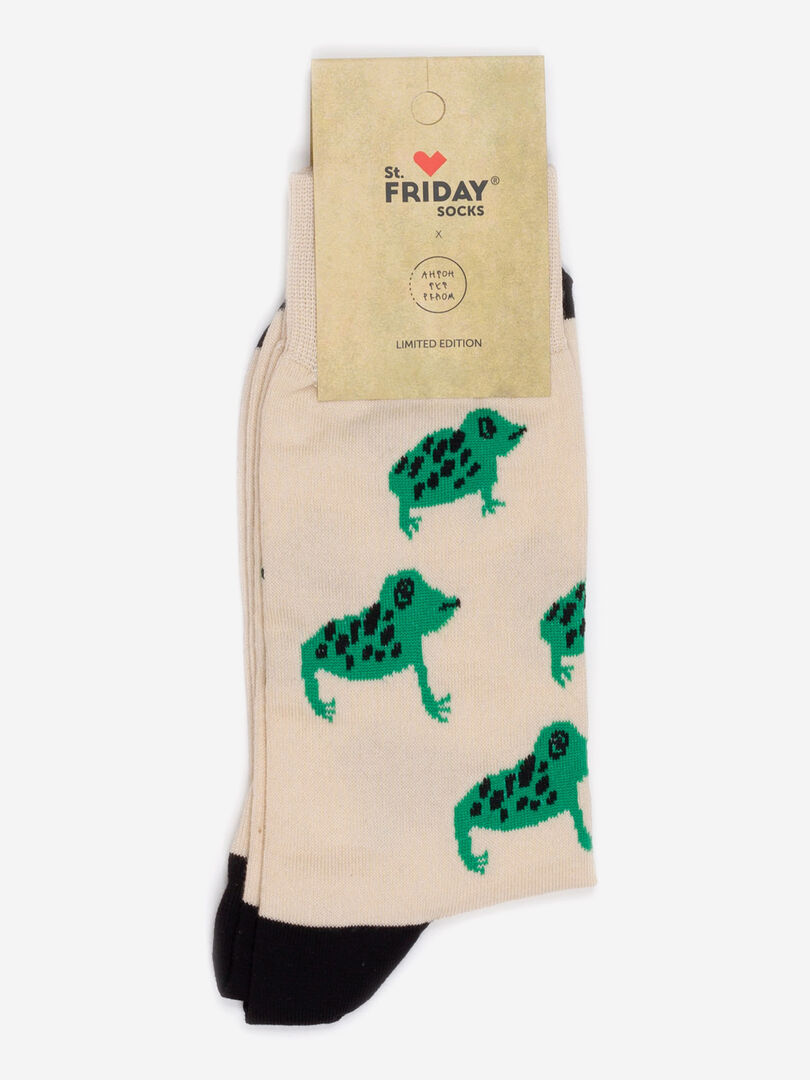 Носки St. Friday Socks - Лягушка, Зеленый ATRSBHOS8B-LYAGUSHKA фото 1