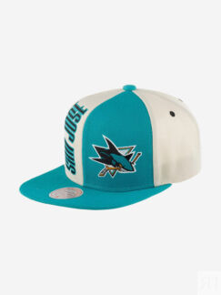 Бейсболка с прямым козырьком MITCHELL NESS HHSS5371-SJSYYPPPOFWH San Jose S