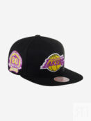 Бейсболка с прямым козырьком MITCHELL NESS HHSS5762-LALYYPPPBLCK Los Angele 58-851XDOXM4K-09 фото 2