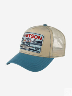 Бейсболка с сеточкой STETSON 7761117 TRUCKER CAP RESCUE TEAM (бежевый), Беж