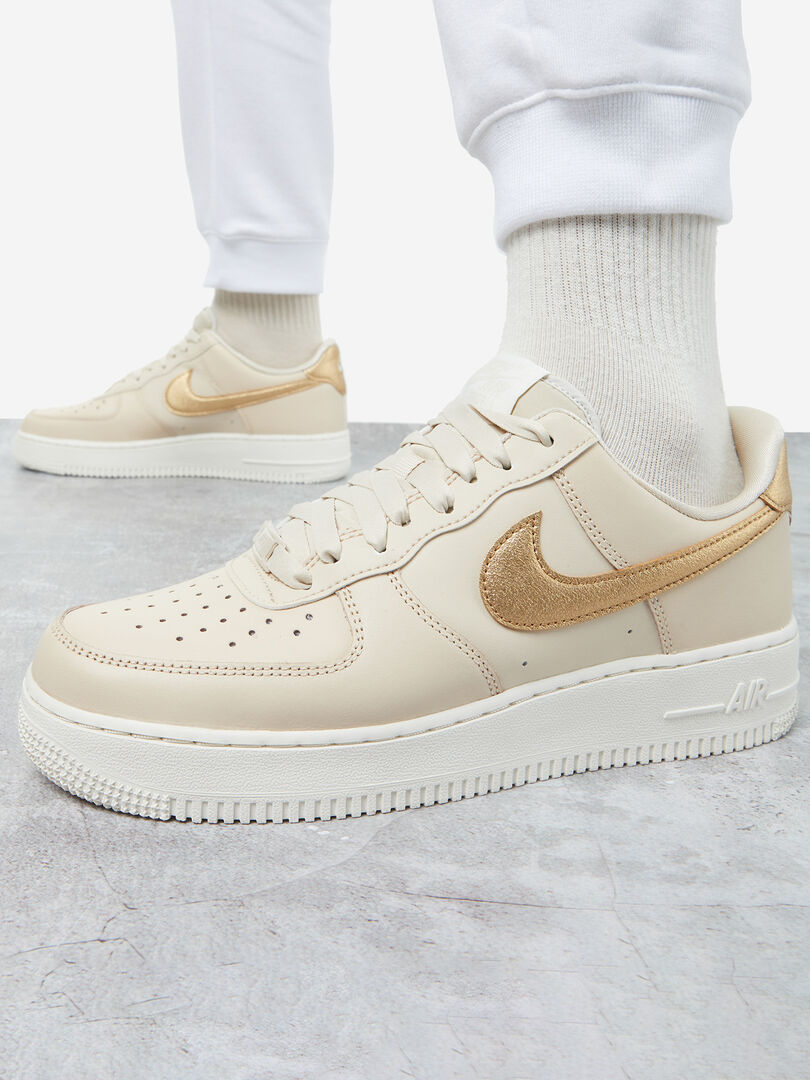 Кеды женские Nike Air Force 1 '07, Бежевый DQ7569N06-102 фото 1